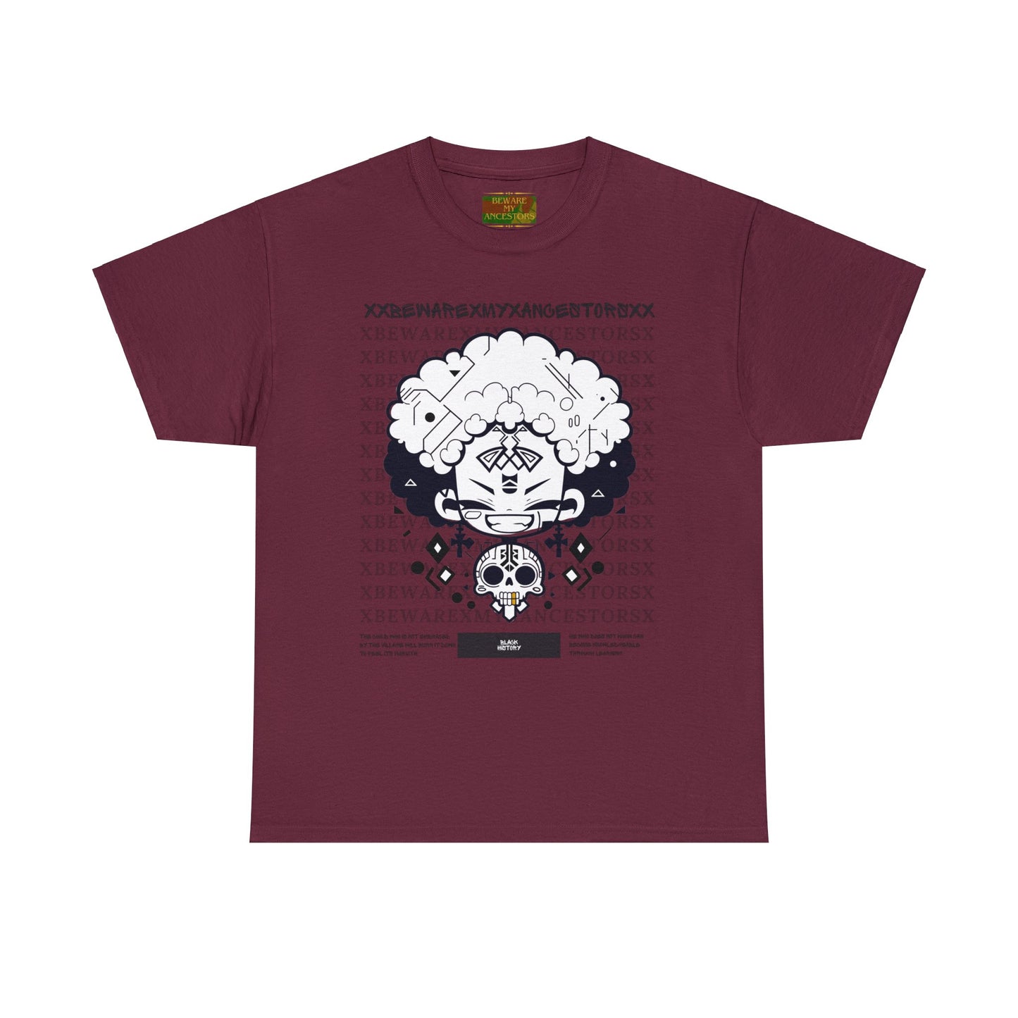 Beware My Ancestors - Afro Boy Tee