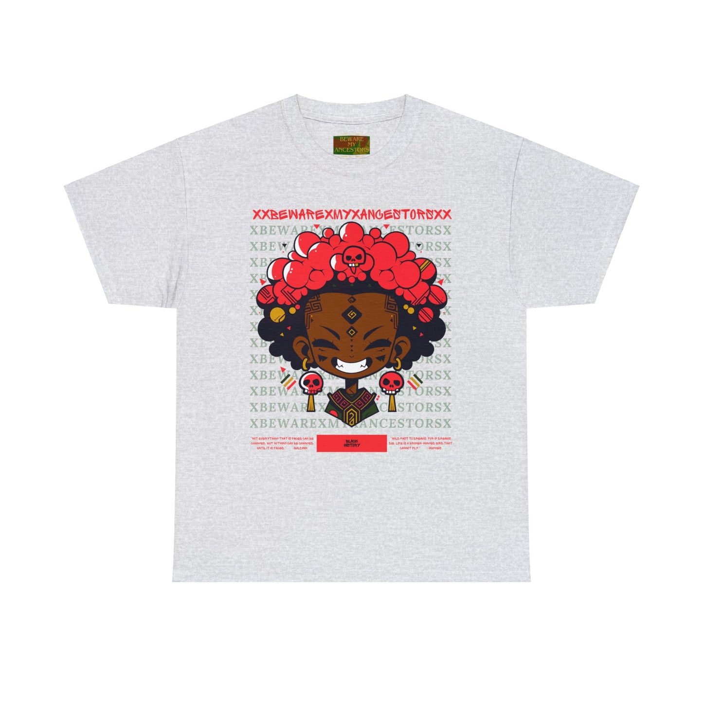 Beware My Ancestors - Bubble Afro Kid Tee