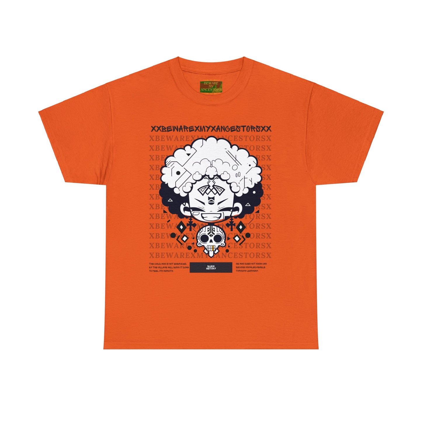 Beware My Ancestors - Afro Boy Tee