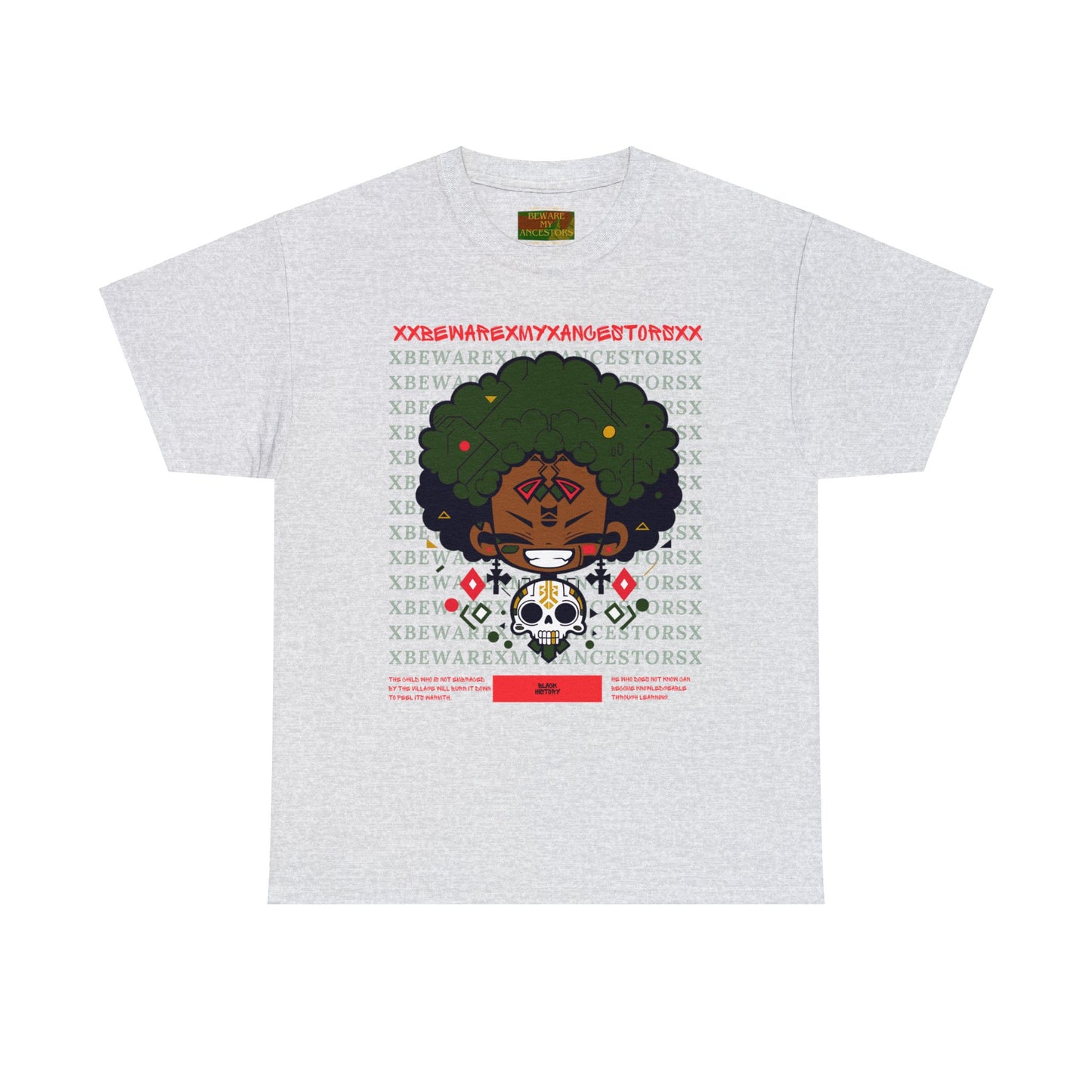 Beware My Ancestors - Afro Boy Tee