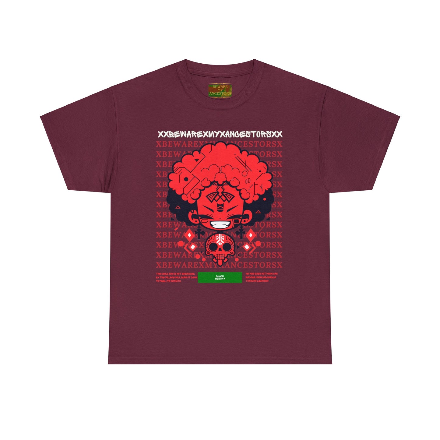 Beware My Ancestors - Afro Boy Tee