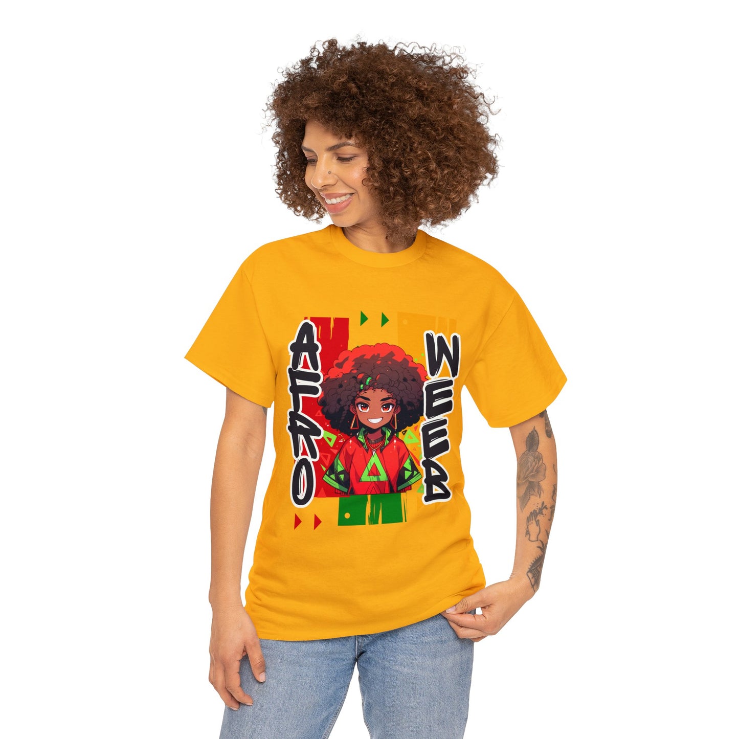 Beware My Ancestors - Afro Weeb Tee
