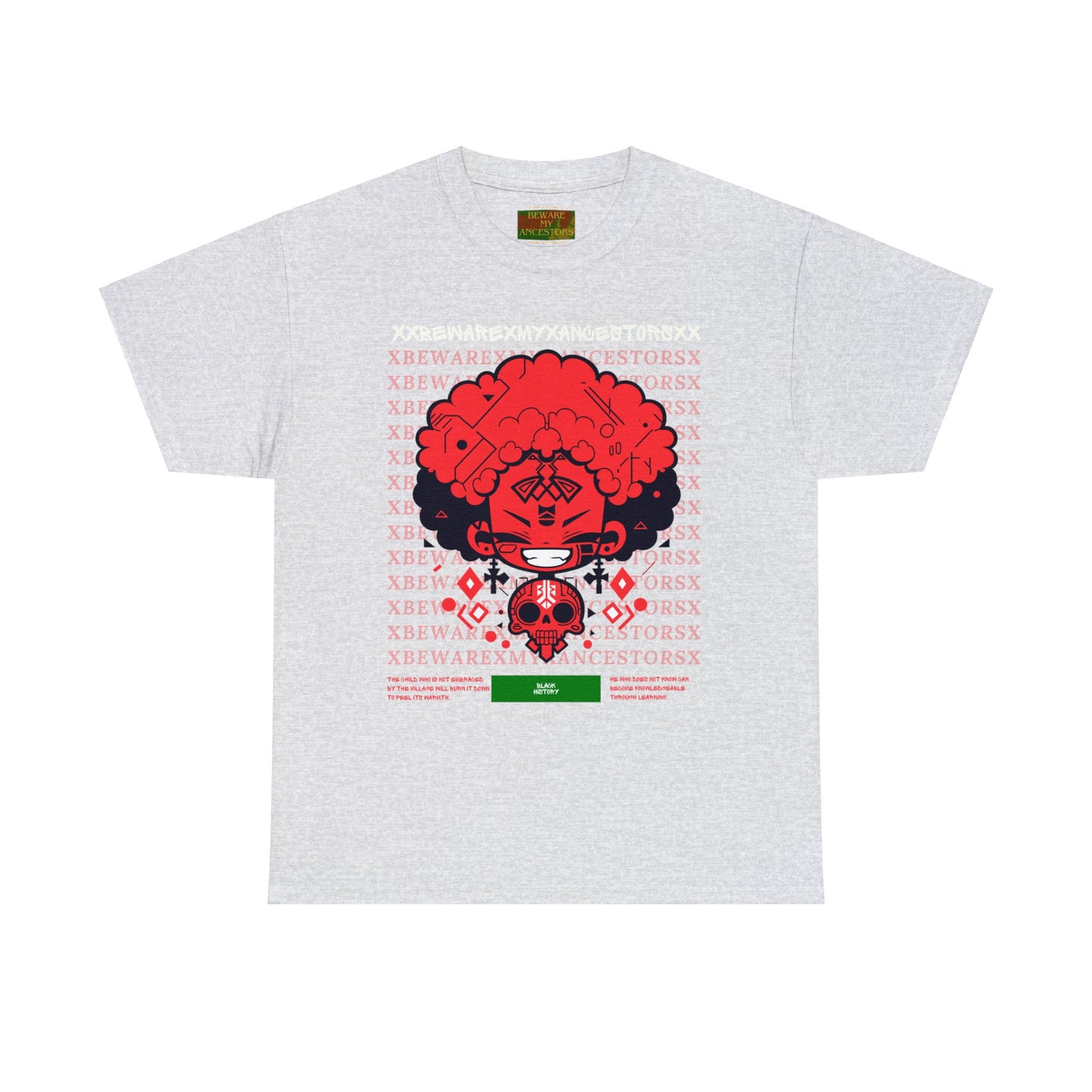 Beware My Ancestors - Afro Boy Tee