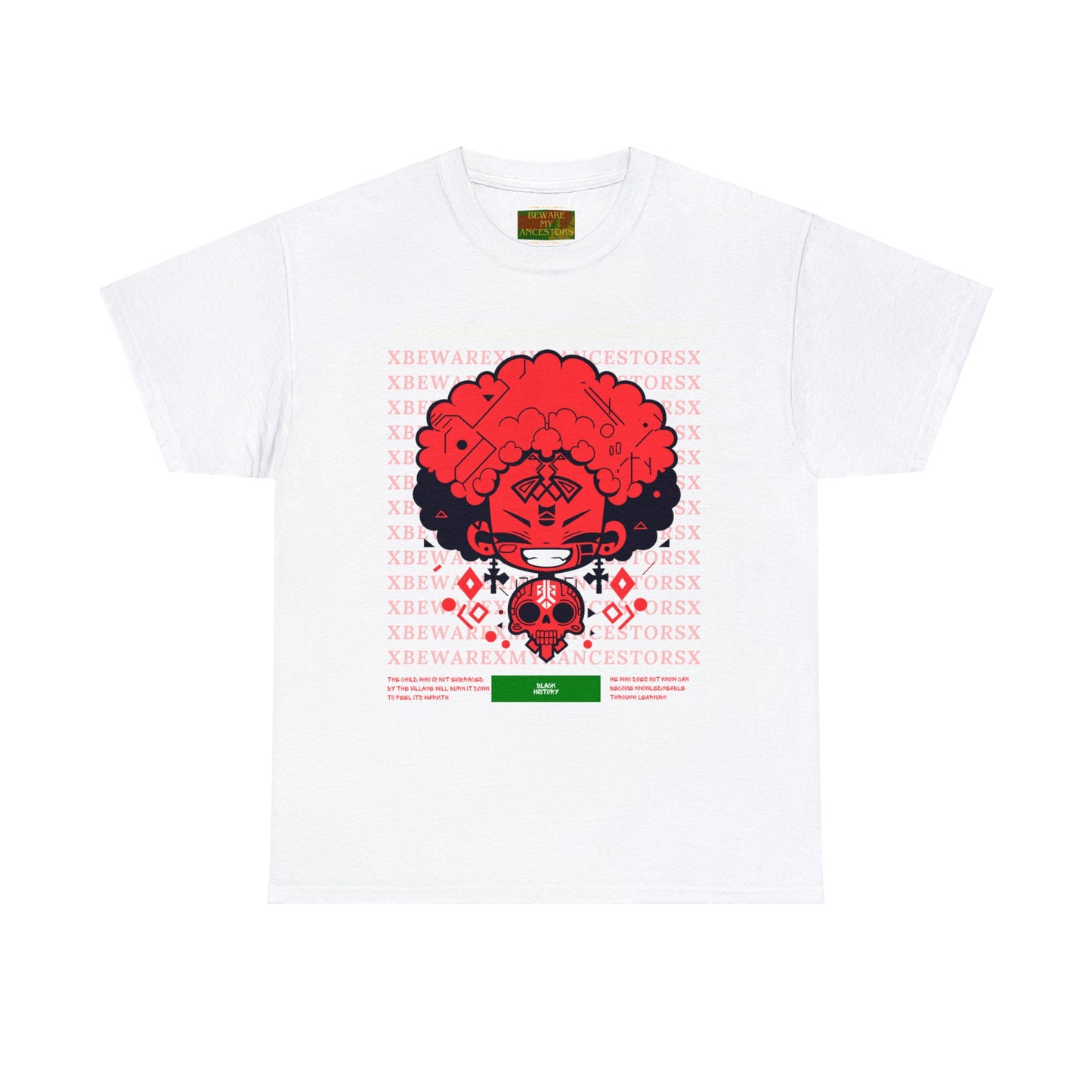 Beware My Ancestors - Afro Boy Tee