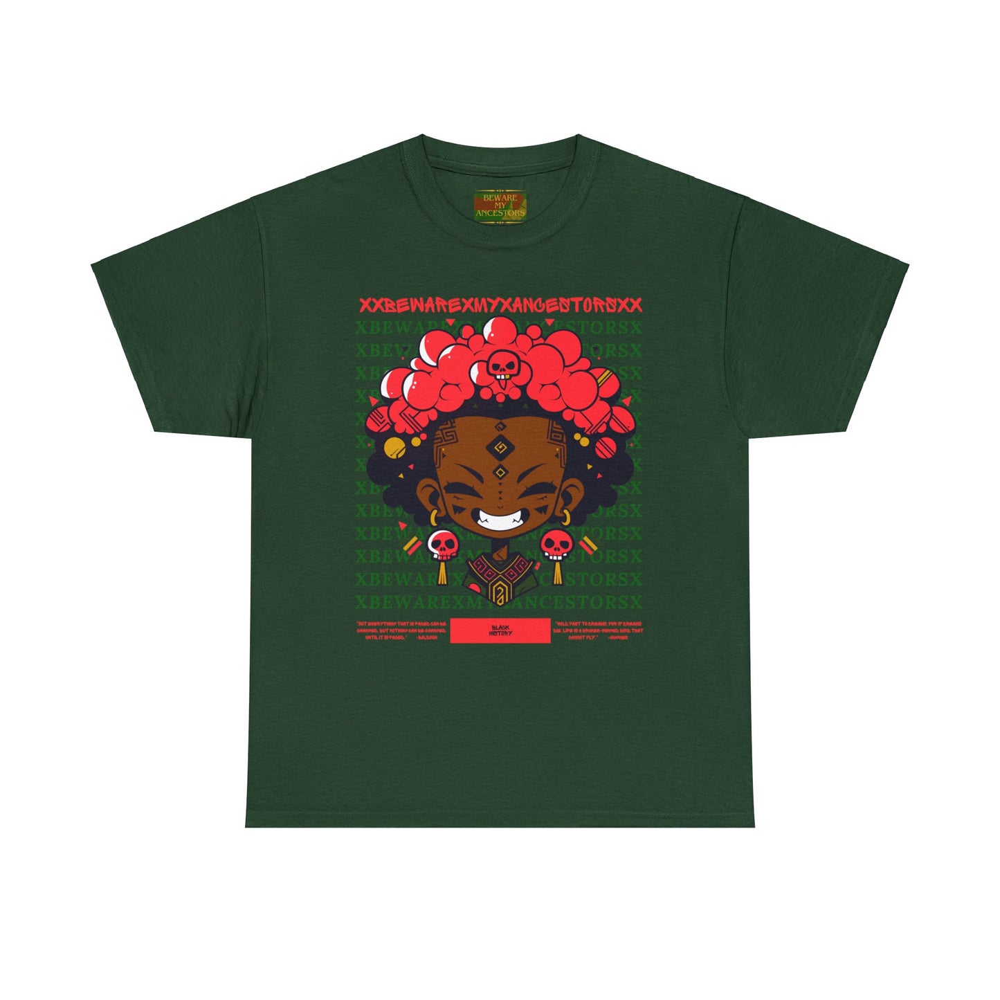 Beware My Ancestors - Bubble Afro Kid Tee