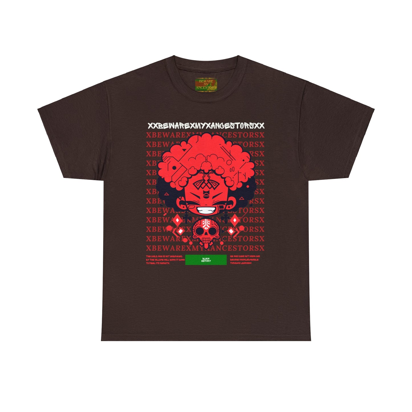 Beware My Ancestors - Afro Boy Tee