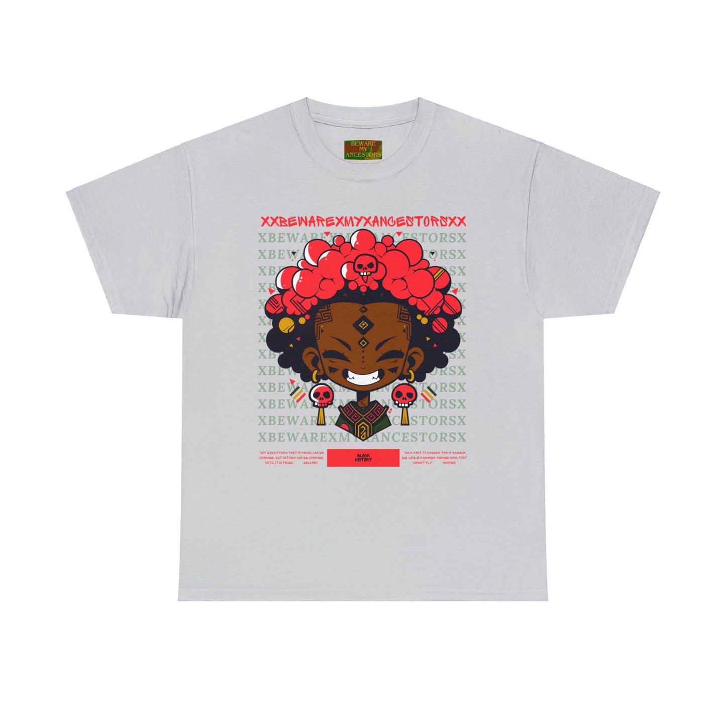 Beware My Ancestors - Bubble Afro Kid Tee