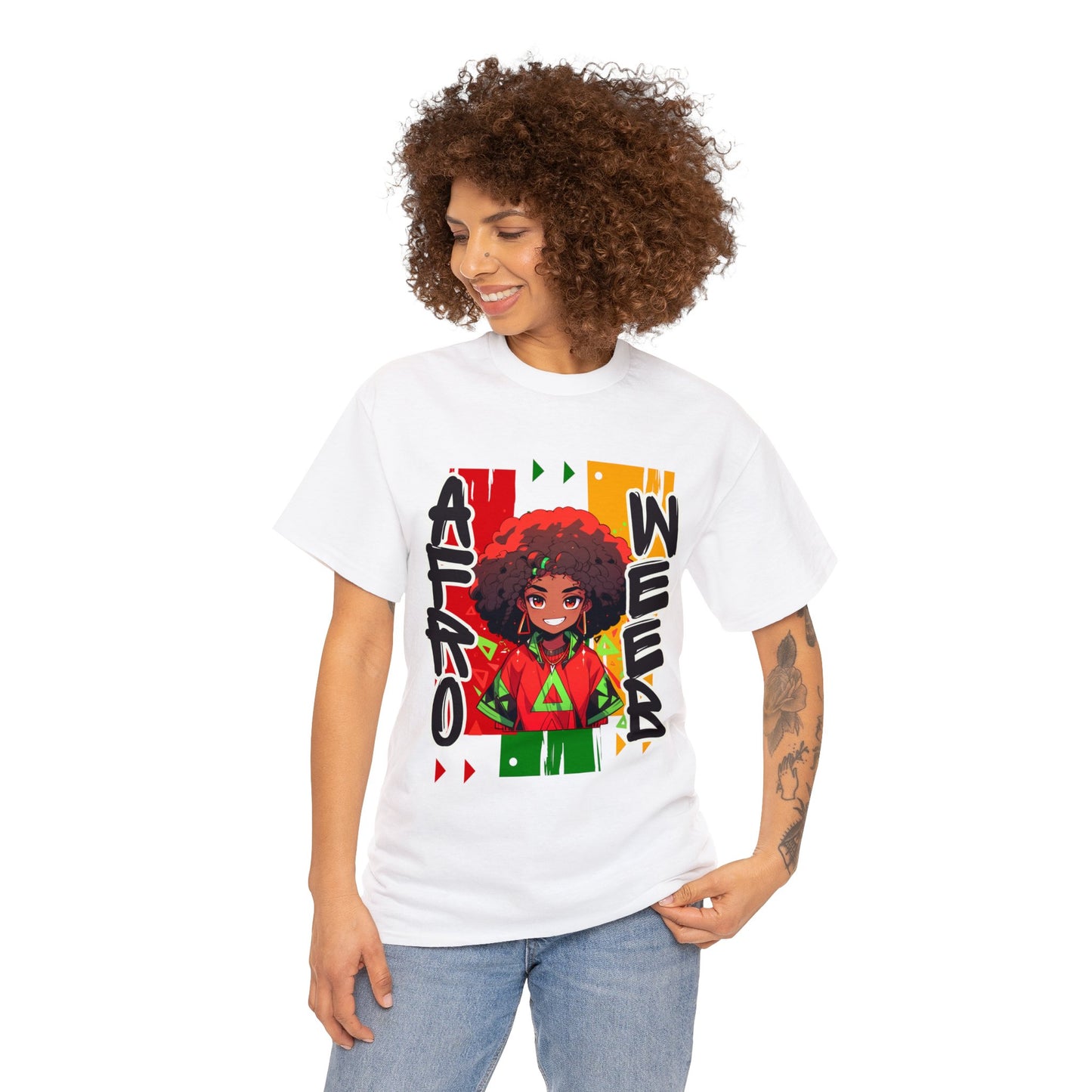 Beware My Ancestors - Afro Weeb Tee