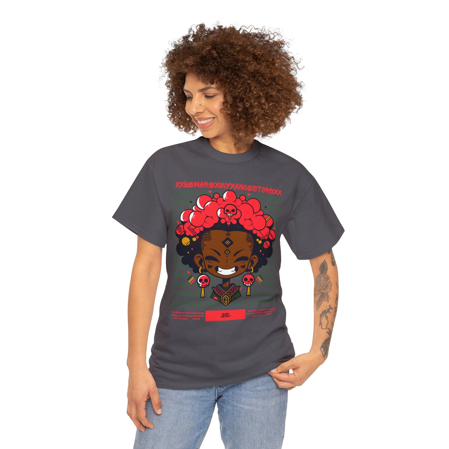 Beware My Ancestors - Bubble Afro Kid Tee
