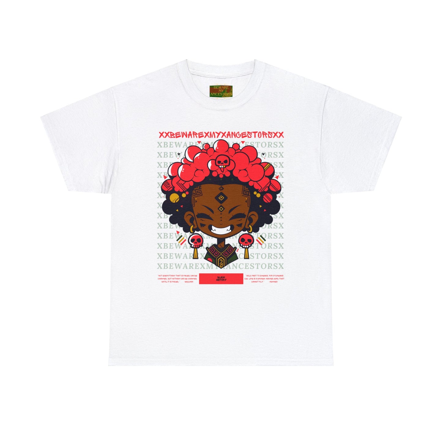 Beware My Ancestors - Bubble Afro Kid Tee