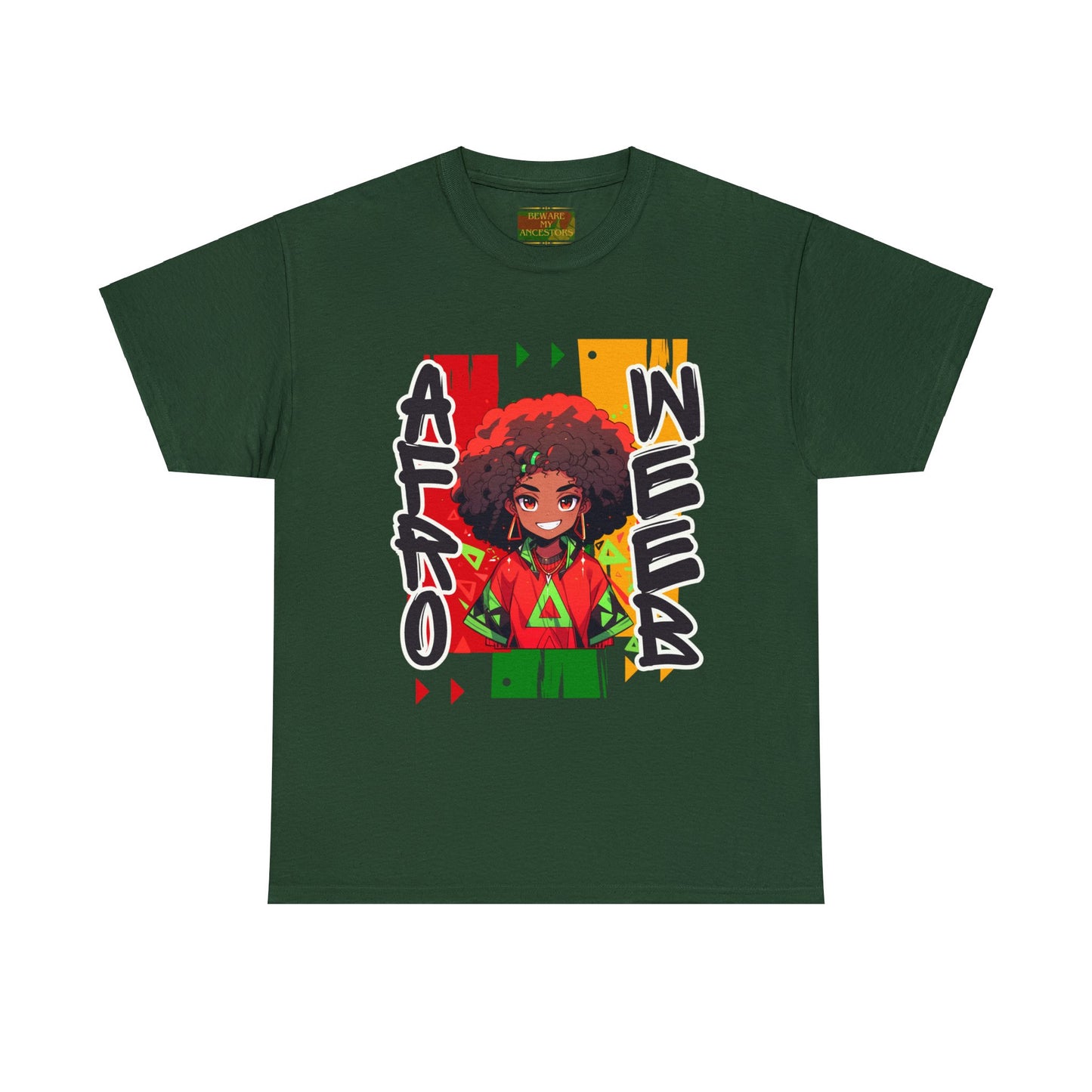 Beware My Ancestors - Afro Weeb Tee