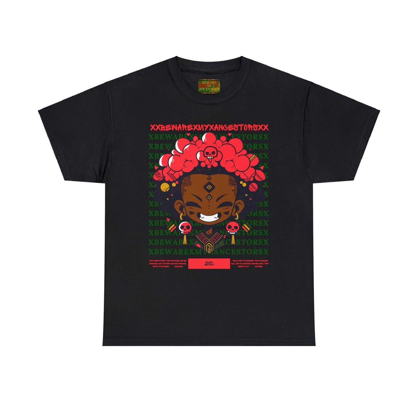Beware My Ancestors - Bubble Afro Kid Tee