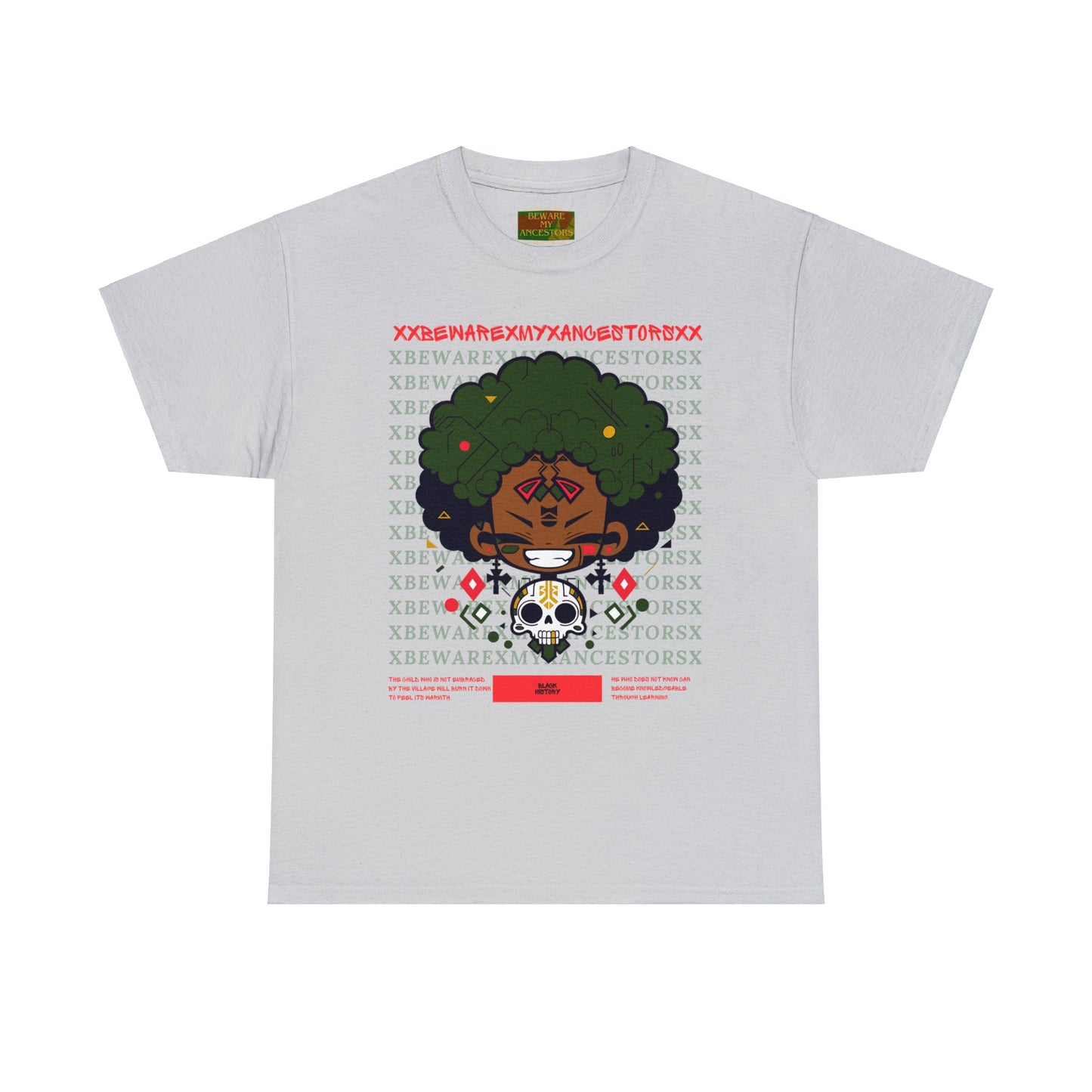 Beware My Ancestors - Afro Boy Tee