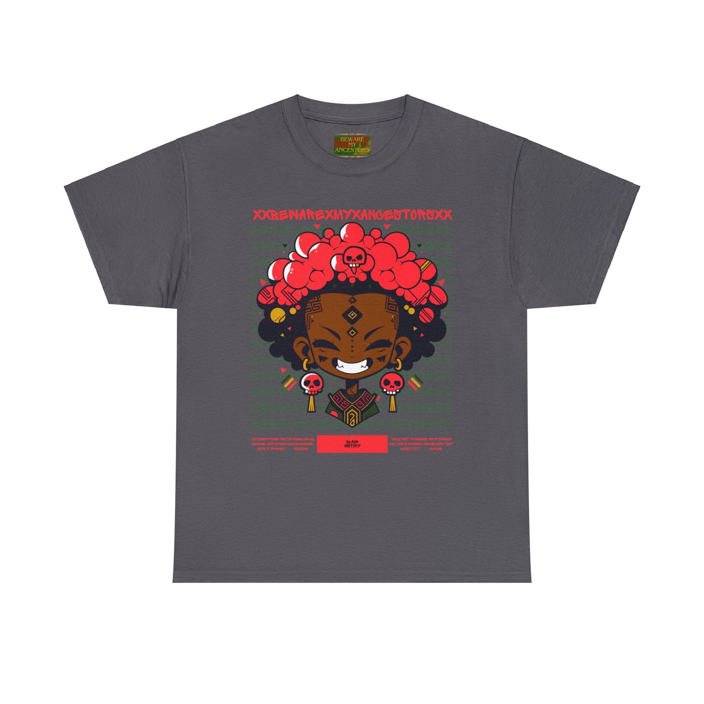 Beware My Ancestors - Bubble Afro Kid Tee
