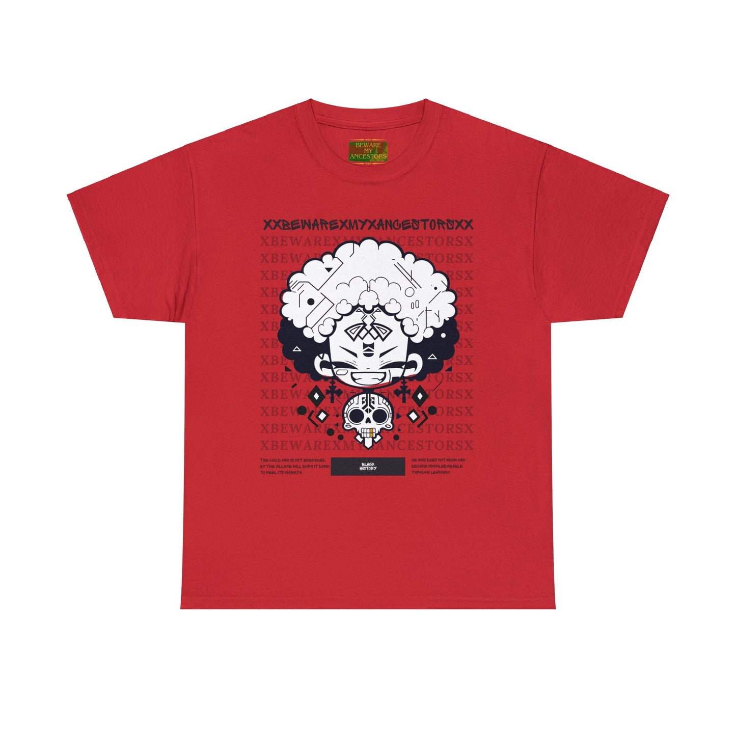 Beware My Ancestors - Afro Boy Tee