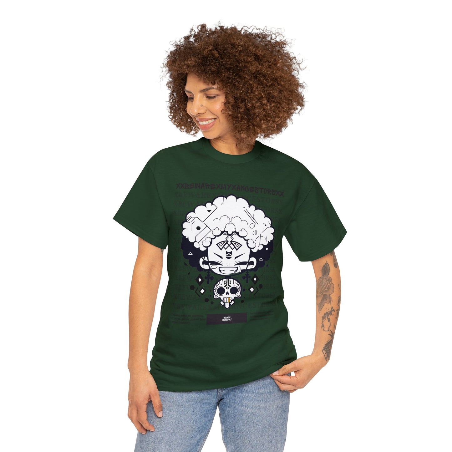 Beware My Ancestors - Afro Boy Tee