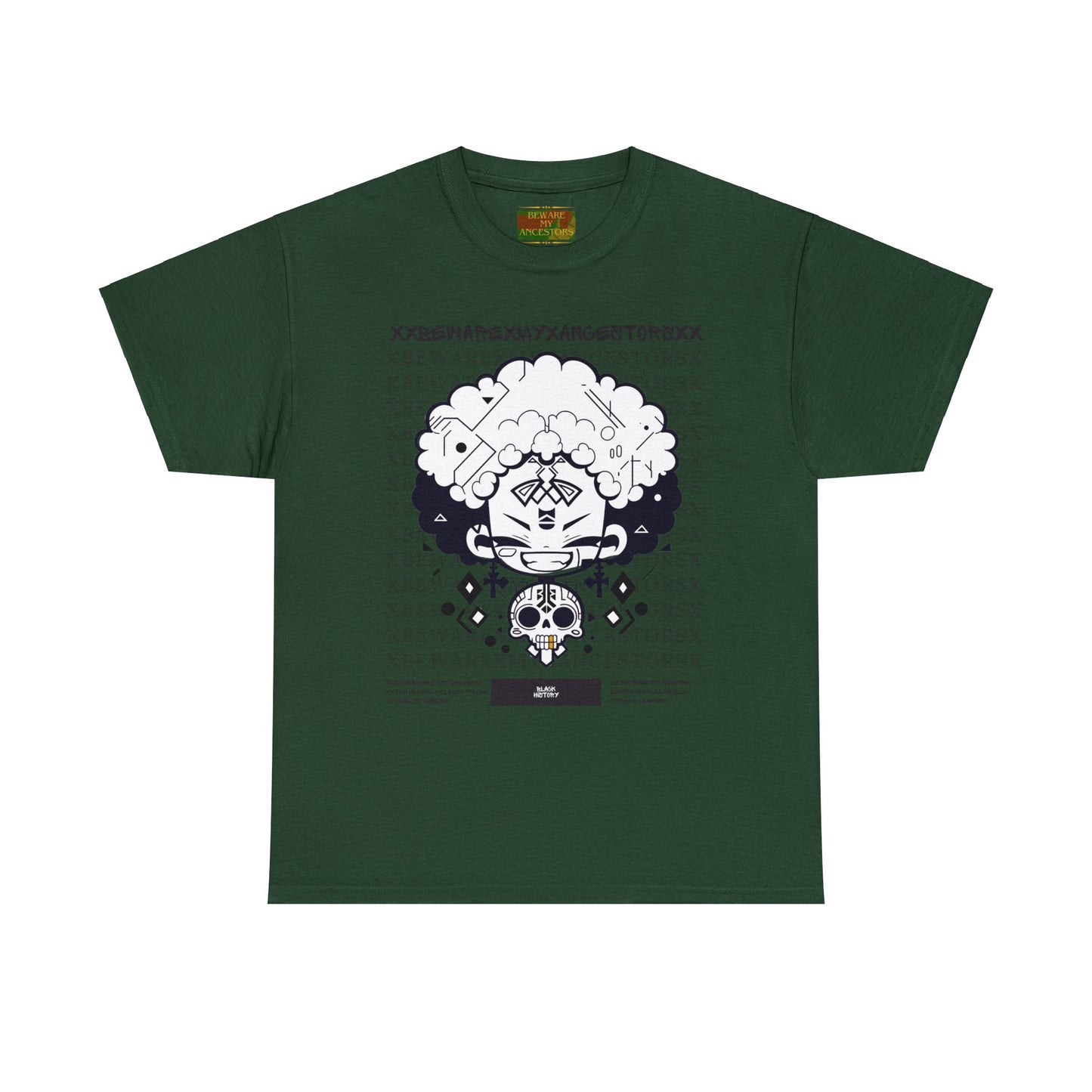 Beware My Ancestors - Afro Boy Tee