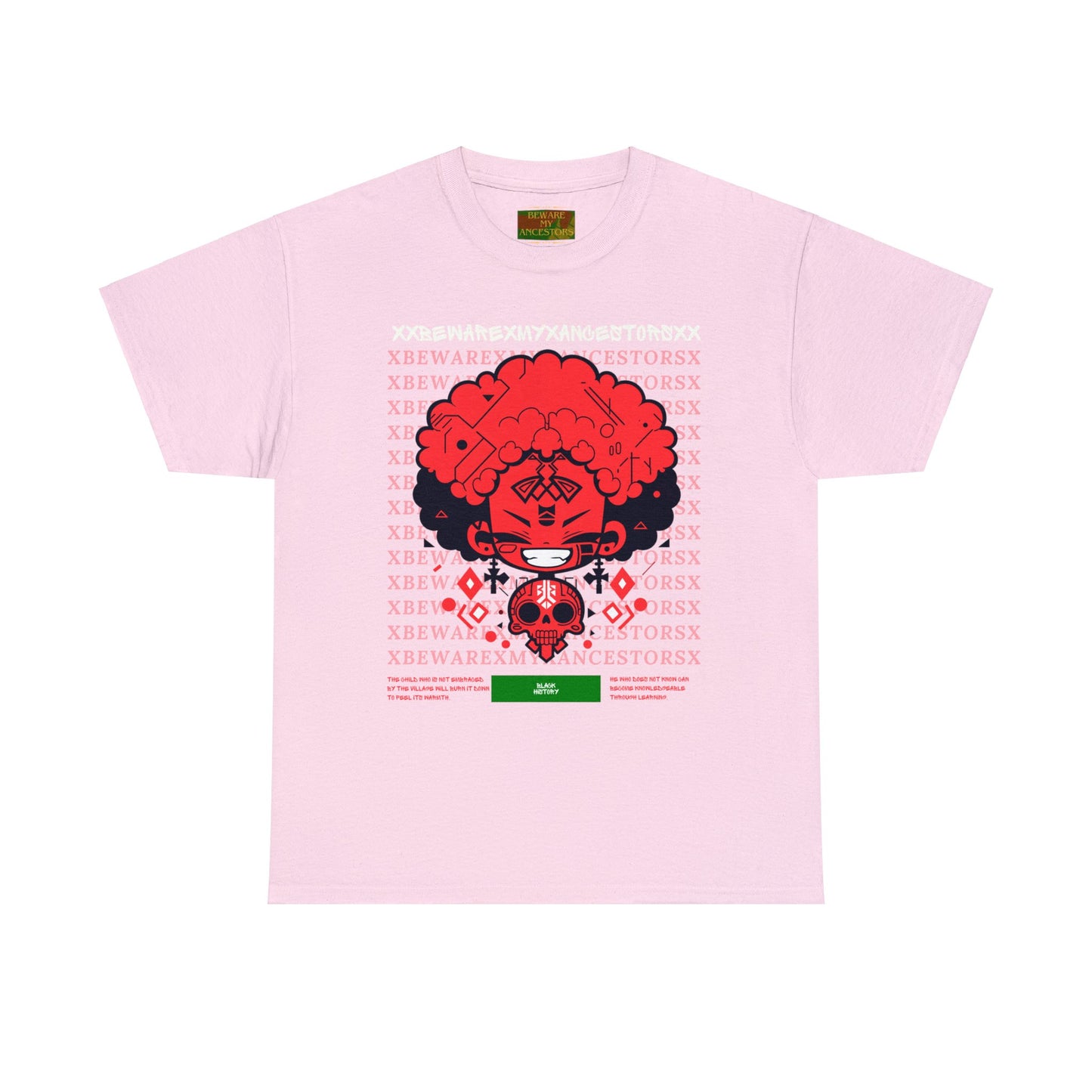 Beware My Ancestors - Afro Boy Tee