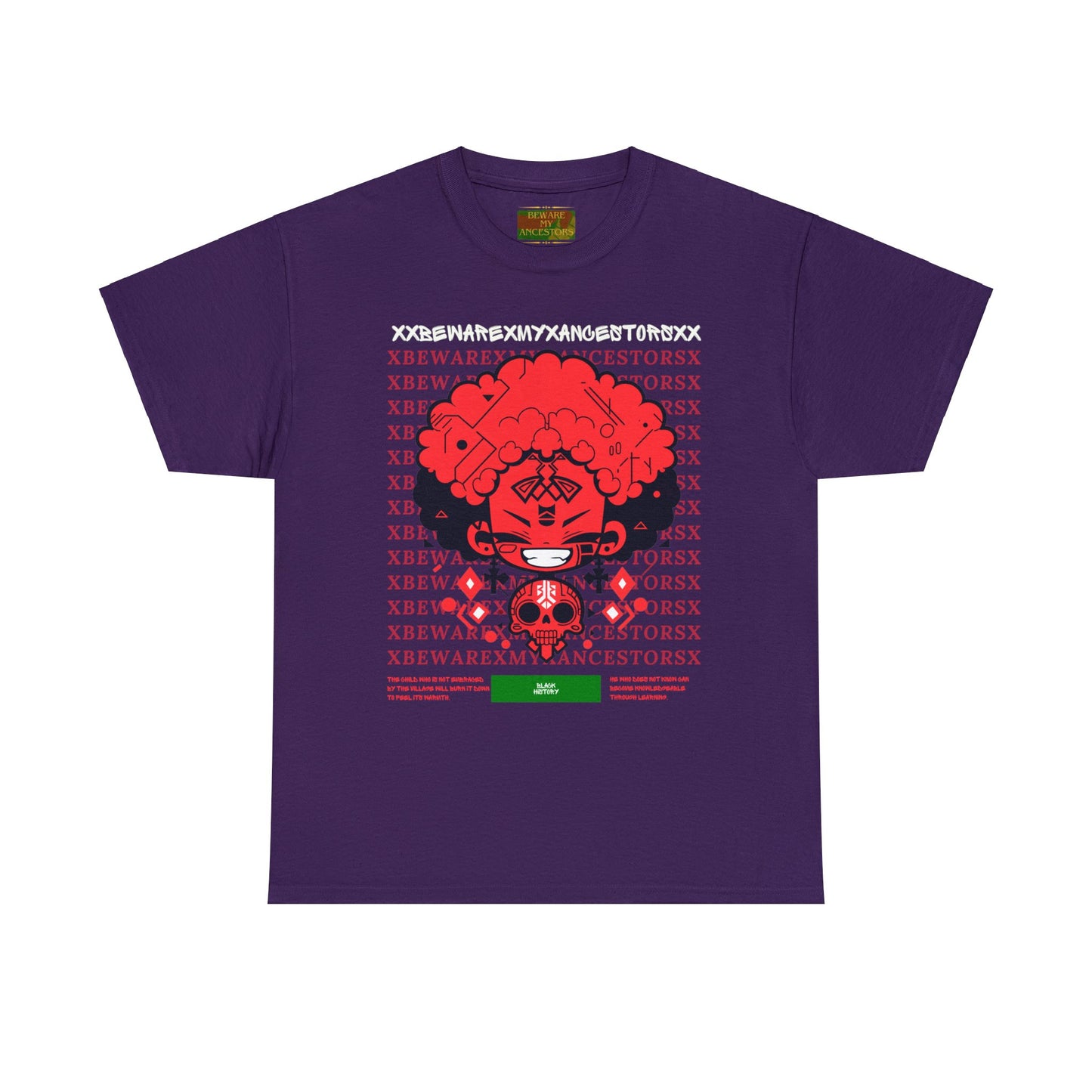 Beware My Ancestors - Afro Boy Tee