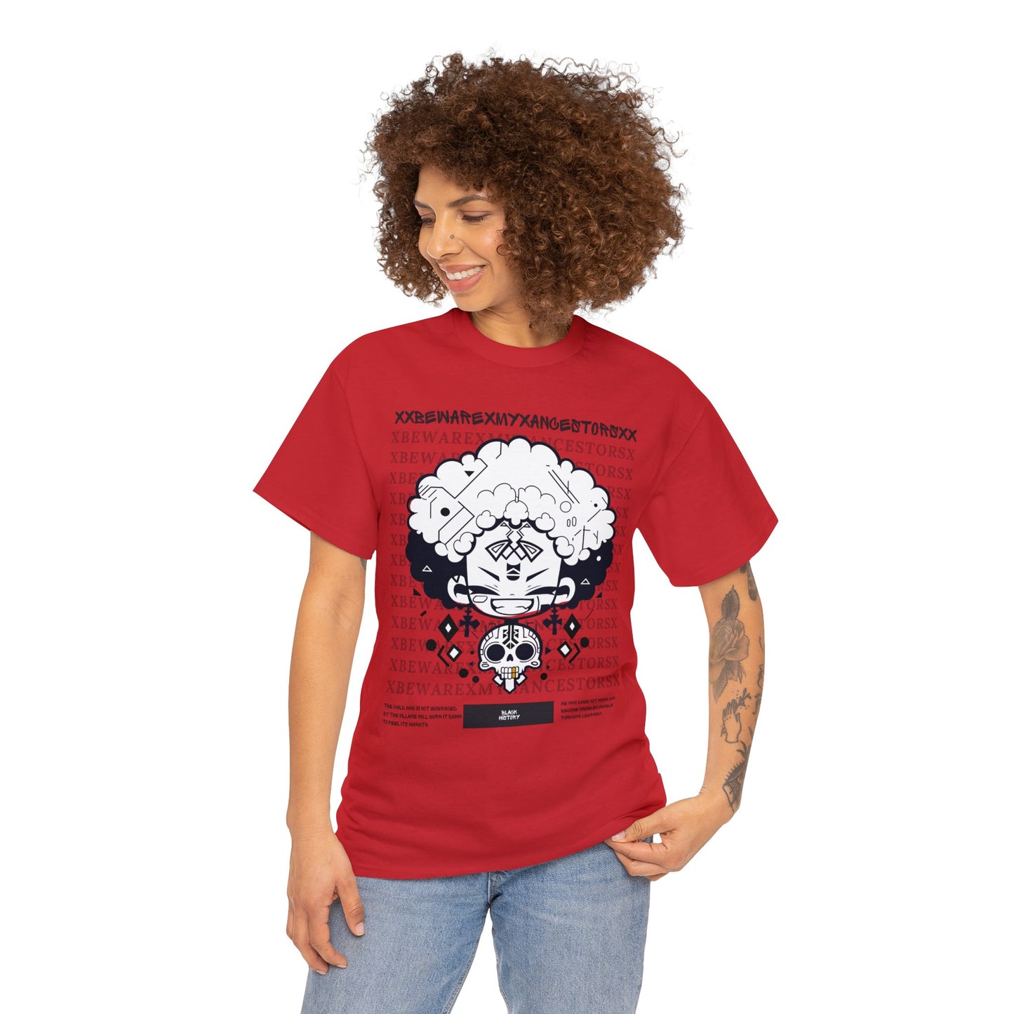 Beware My Ancestors - Afro Boy Tee