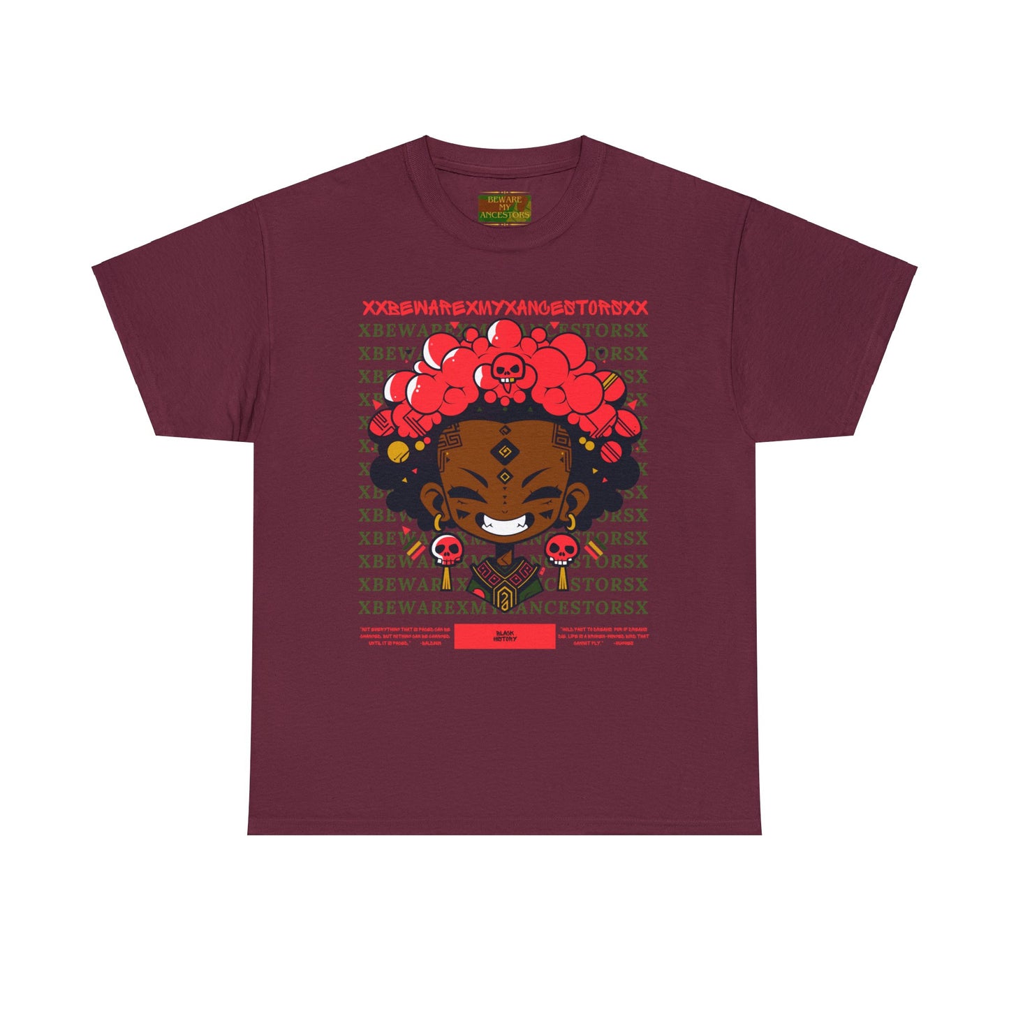 Beware My Ancestors - Bubble Afro Kid Tee