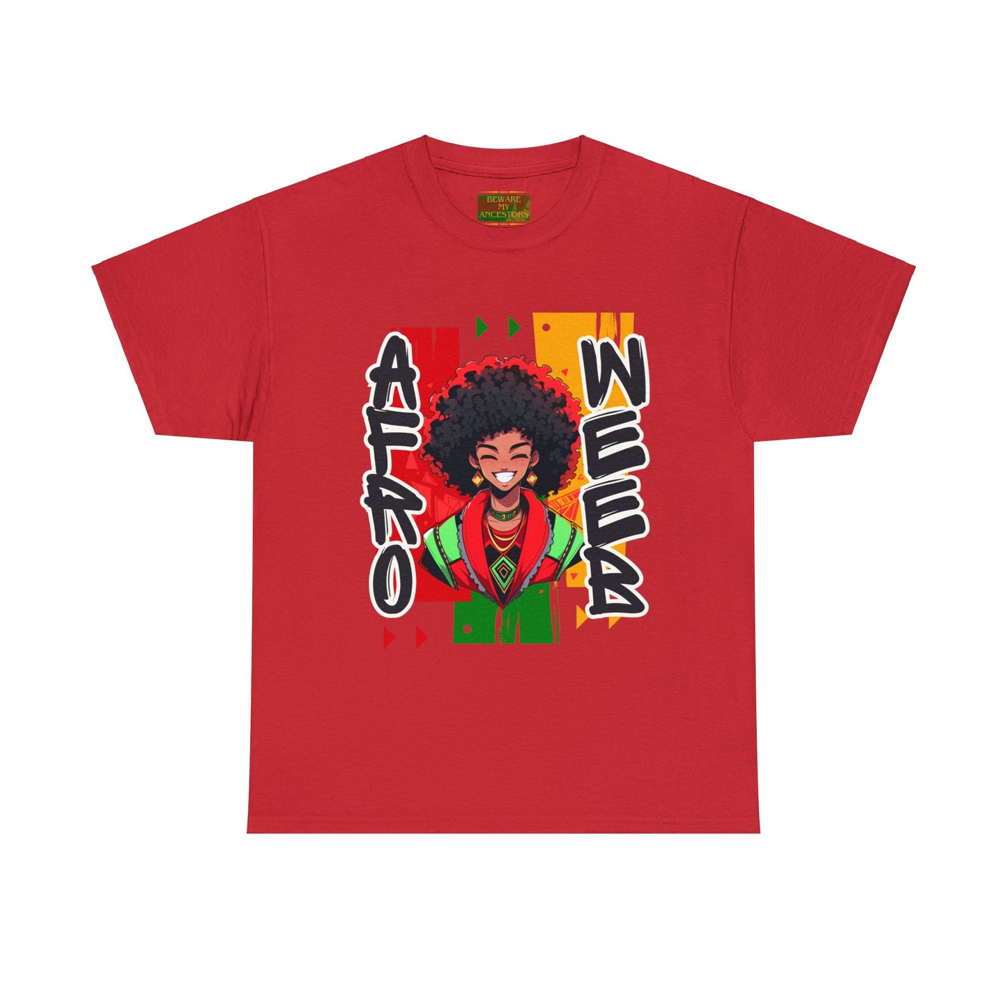 Beware My Ancestors - Afro Weeb Tee