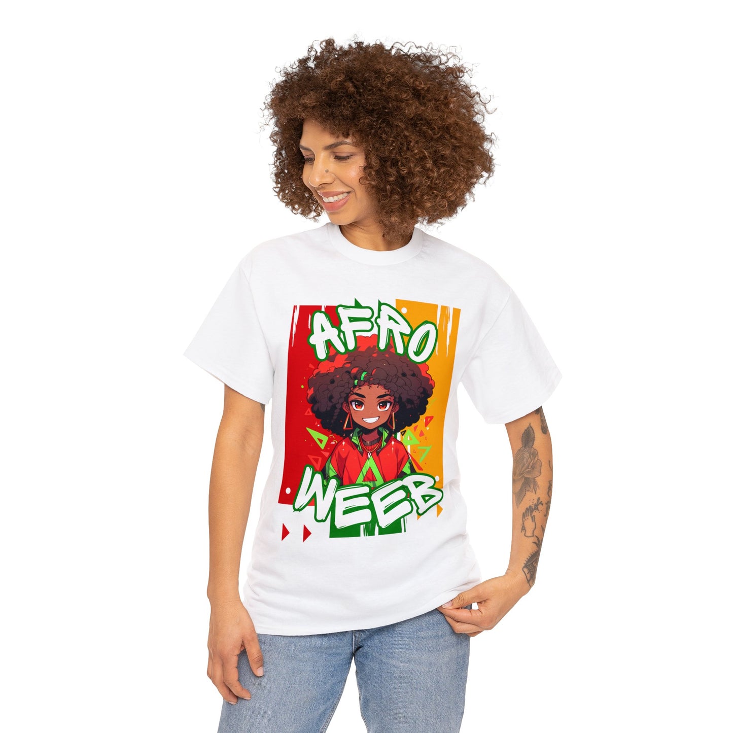 Beware My Ancestors - Afro Weeb Tee
