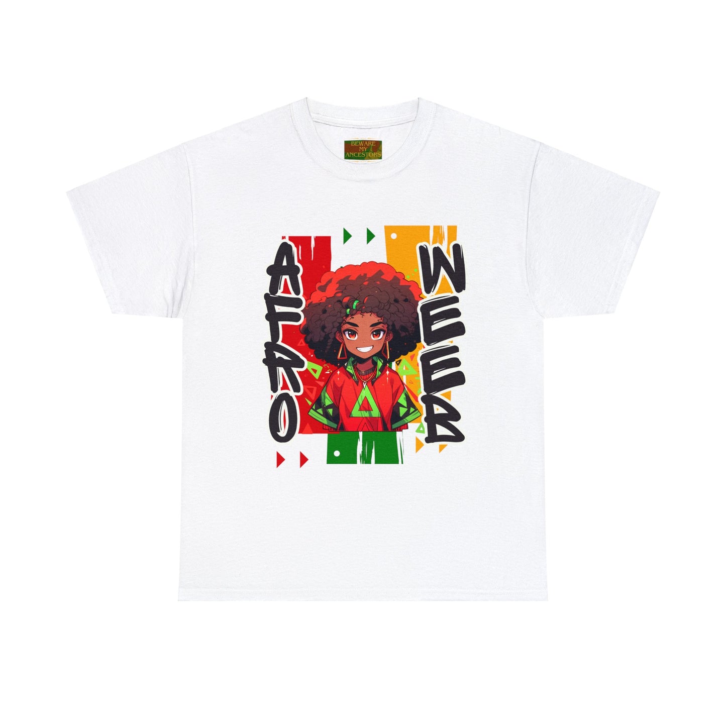Beware My Ancestors - Afro Weeb Tee